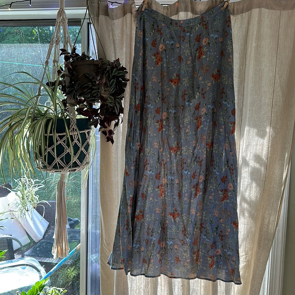 Natural life maxi skirt